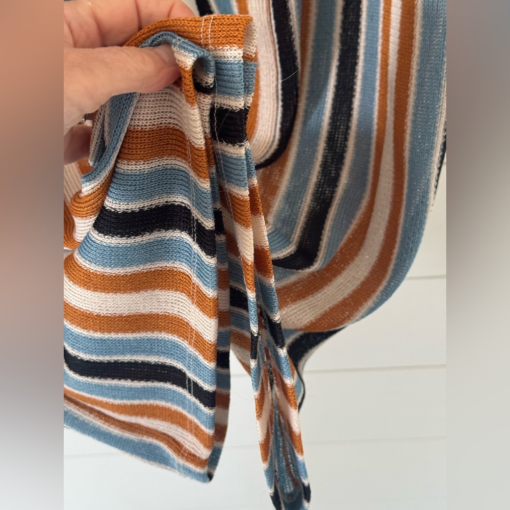 Free People Size S Pants (Bridget Stripe) Costal Beah - Picture 8 of 15
